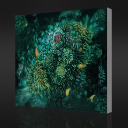 Nee, cx070 custom impressionist groene herinneringen abstract olieverfschilderij