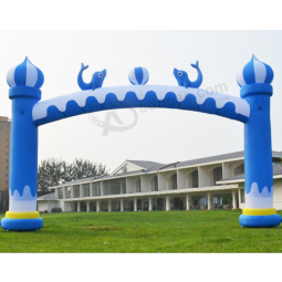 Arcos inflables de castillo de fábrica personalizados para eventos