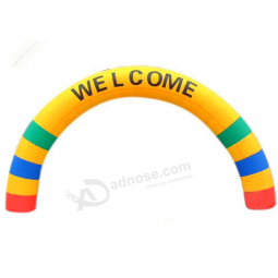 Porta inflável do arco-íris inflável exterior bem-vindo