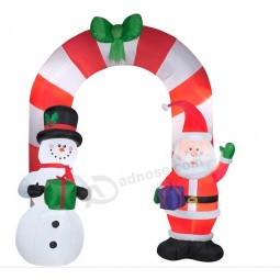 Al aire libre decoración de Navidad inflable arco de Navidad barato en las ventas