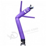 Custom make purple tube inflatable club air dancer for activities