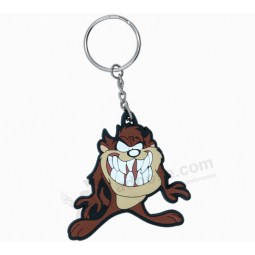 OEM custom rubber cartoon key tag wholesale