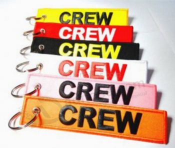 Best selling promotio gift CREW letter key chain