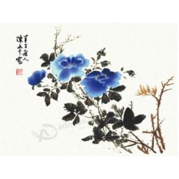 B009 chinesische rose tinte malerei für dekoration