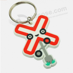 Personalized 3D Soft PVC Rubber Tag Key Chains for Souvenir