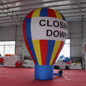 Populärer aufblasbarer Ballon des Himmelballons kundenspezifischer Logo Boden