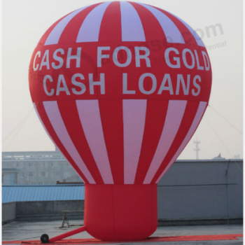 Balle gonflable publicitaire au sol/Ballon gonflable sur le toit personnalisé