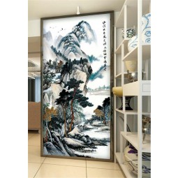 B321 Chinese Landscape  Ink Painting Porch Mural Artwork Printing