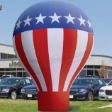 Melhor venda inflável balão terra bandeira americana
