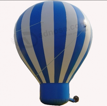 Advertising cold air ground balloon with blower