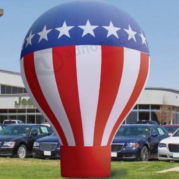 定制设计充气美国国旗地面气球