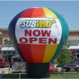 Balão inflável popular popular da propaganda da abertura à terra