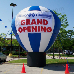 Hot air shaped ground balloon for advertising