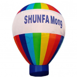 Advertising inflatable cold air ground balloon with blower