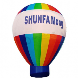 Advertising inflatable cold air ground balloon with blower