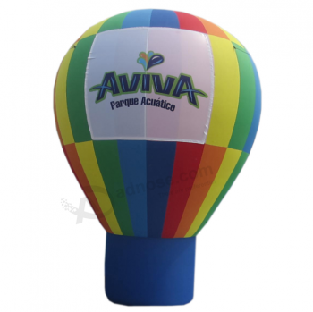Aangepaste opblaasbare reclame grote grond koude luchtballon