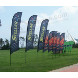 Roadside advertising sport flags feather banners custom with high quality and any size