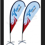 Double Sided Printing Teardrop Beach Flag Manufacturer with high quality and any size