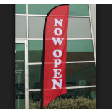 Outdoor open huis veren banner vlag te koop