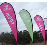Banderas de viento de la publicidad de encargo del mejor precio bandera de playa de plumas británica