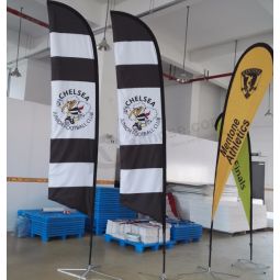Hot selling advertising beach flag blade feather flag