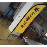 Advertising wind feather flag blade swooper flags custom with high quality and any size