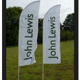 Popular wind flying blade flag swooper banner custom with high quality and any size