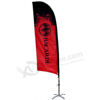Kundenspezifische Windanzeige-Federflagge für Messe