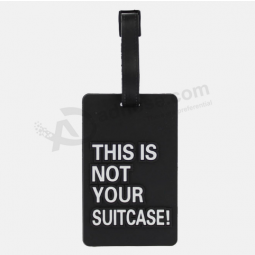 Customized baggage tag soft pvc travel luggage tags