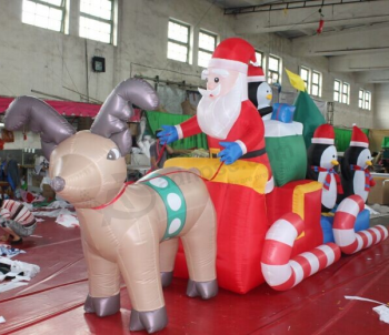 工厂定制圣诞装饰充气驯鹿出售