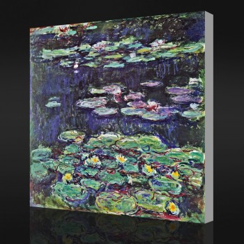 но-Yxp 083 claude monet-водяные лилии(1914)импрессионистская живопись маслом домашняя декоративная печать
