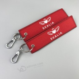 Custom high quality fashion personalized design for you special made embroidered keychain