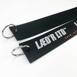 Custom hot selling with brand logo special made keychain with ring and high quality
