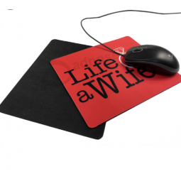 рекламный пользовательский логотип печатной резиновой коврик для мыши
