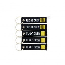 Baciami prima del volo portachiavi 5 pezzi/LOT 7.7*2Centimetro Flight Crew captain Tag Key Chain Aviation Gifts