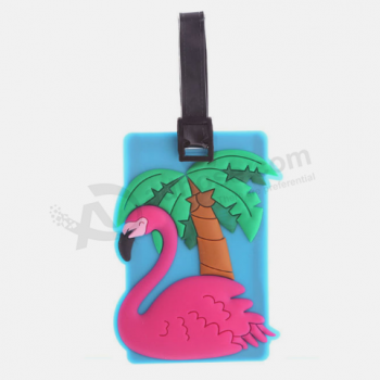 Custom silicone Luggage tag 3D soft pvc Luggage tag