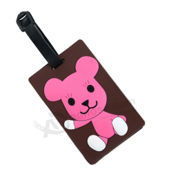 Silicone luggage tag 3D rubber suitcase tag for travel