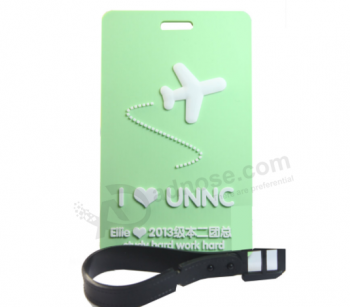 Hot selling travel luggage tag custom rubber name tag