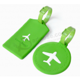 étiquette de bagage d'avion logo personnalisé logo en caoutchouc étiquette de bagage