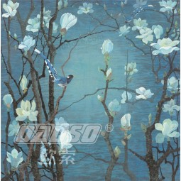 B386 Yulan Magnolia Flower Decorative Painting Wall Background Decoration Ink Painting Wall Art Printing