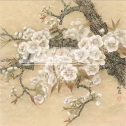 B394 Plum Blossom Decorative Painting Wall Background Decoration Ink Painting for Home Decor