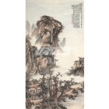 B403 Modern Landscape Decorative Painting Wall Background Decoration Ink Painting Printing