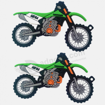 Llavero de silicona personalizado personalizado de goma llavero ornamento para motocicleta