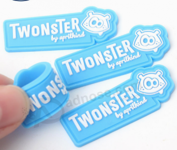 Promotional Custom Made Silicone Logo Label PVC Garment Patch