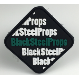 Eco-friendly Custom Colorful Rubber Logo Badges Silicone Patch