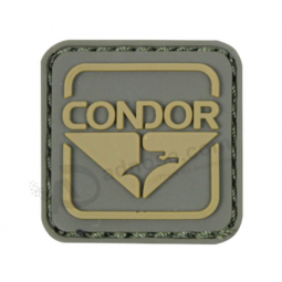 Popular Embossed Rubber Silicone Logo Jacket Patch