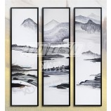 B448中国の風景の水と墨絵の壁の装飾絵画の芸術の印刷