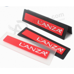 Soft Silicone Letter Name Tag Patch PVC Rubber Badges