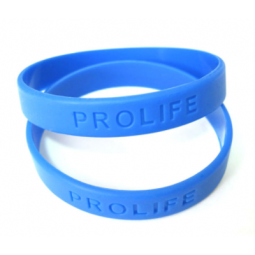 Fashionable customized soft rubber bracelets for men