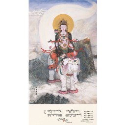 D003 Tang ka buda pintura decorativa ilustraciones de impresión